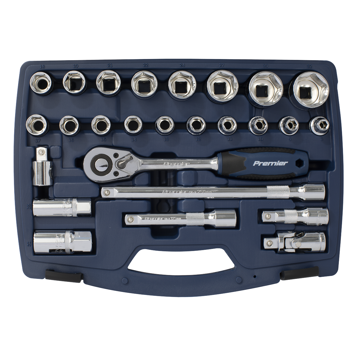 Sealey AK8992 Premier Socket Set 1/2"Sq Drive 26pc - additional view 6