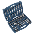 Sealey AK8993 Premier Socket Set 1/2"Sq Drive 41pc
