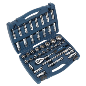 Sealey AK8993 Premier Socket Set 1/2"Sq Drive 41pc