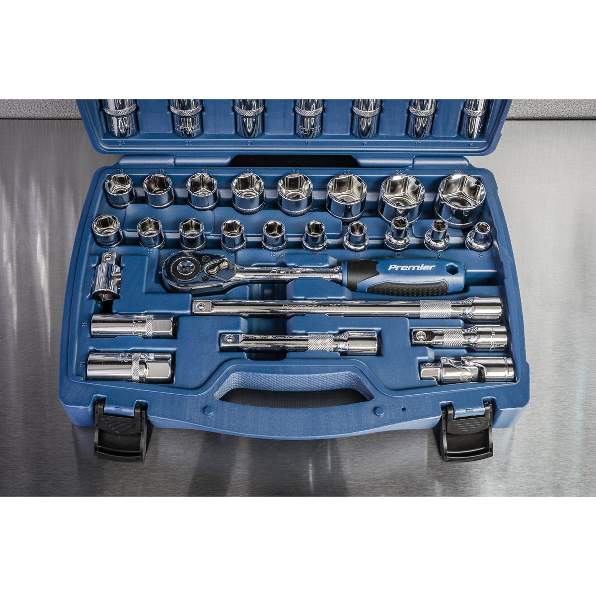 Sealey AK8993 Premier Socket Set 1/2"Sq Drive 41pc - additional view 5