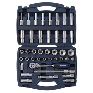 Sealey AK8993 Premier Socket Set 1/2"Sq Drive 41pc - additional view 11