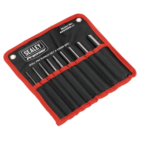 Sealey AK9109M Premier Roll Pin Punch Set 3-12mm 9pc