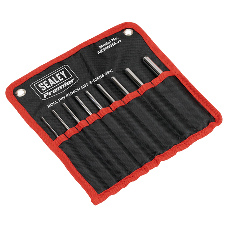 Sealey AK9109M Premier Roll Pin Punch Set 3-12mm 9pc