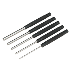 Sealey AK9124 Imperial Parallel Long Pattern Pin Punch Set 5pc