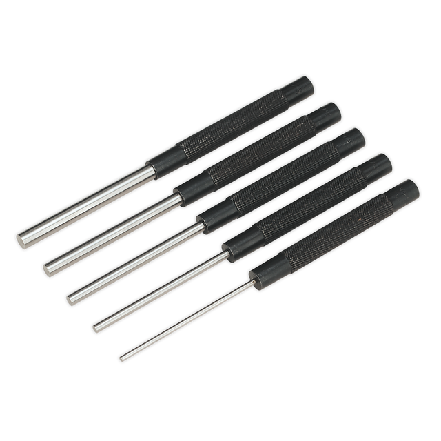Sealey AK9124 Imperial Parallel Long Pattern Pin Punch Set 5pc