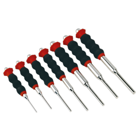 Sealey AK9131 Premier Sheathed Parallel Pin Punch Set 7pc