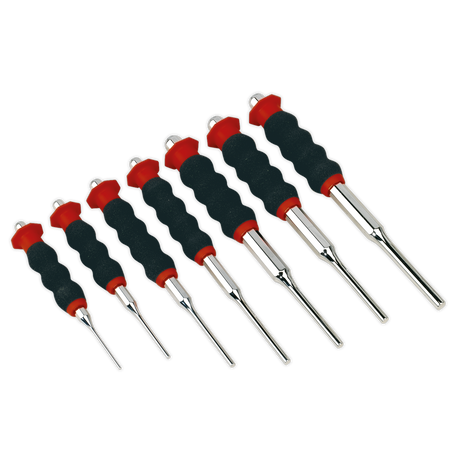 Sealey AK9131 Premier Sheathed Parallel Pin Punch Set 7pc