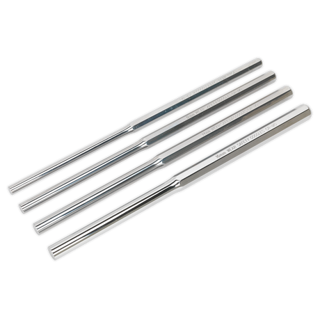 Sealey AK9147 Premier Extra-Long Parallel Pin Punch Set 4pc