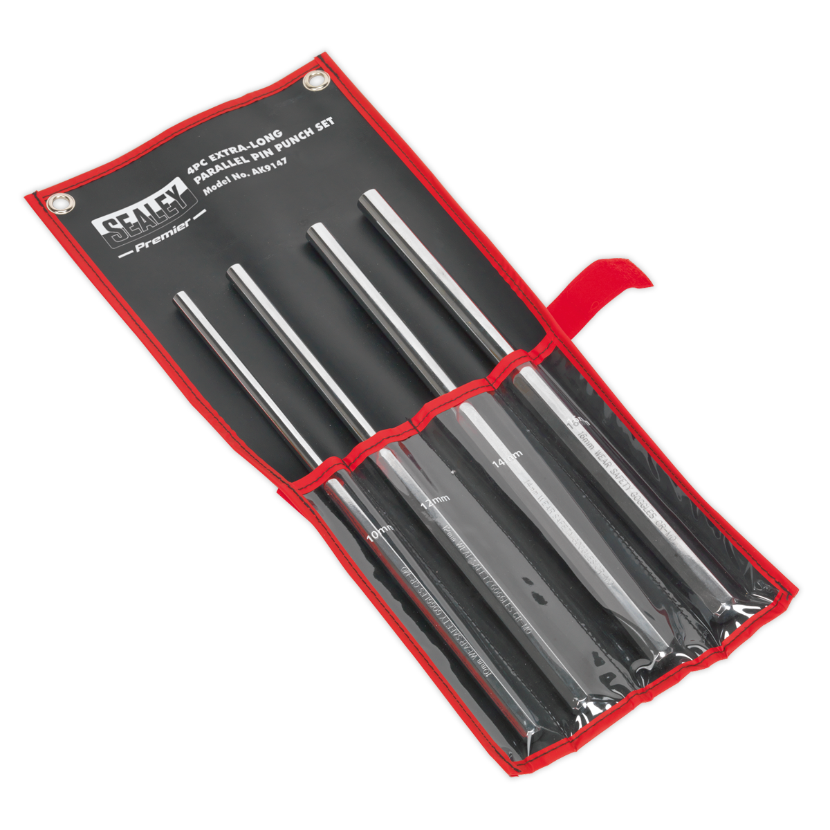 Sealey AK9147 Premier Extra-Long Parallel Pin Punch Set 4pc - additional view 2