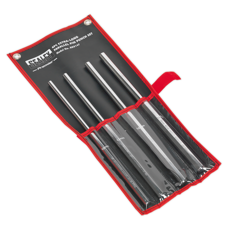 Sealey AK9147 Premier Extra-Long Parallel Pin Punch Set 4pc - additional view 2