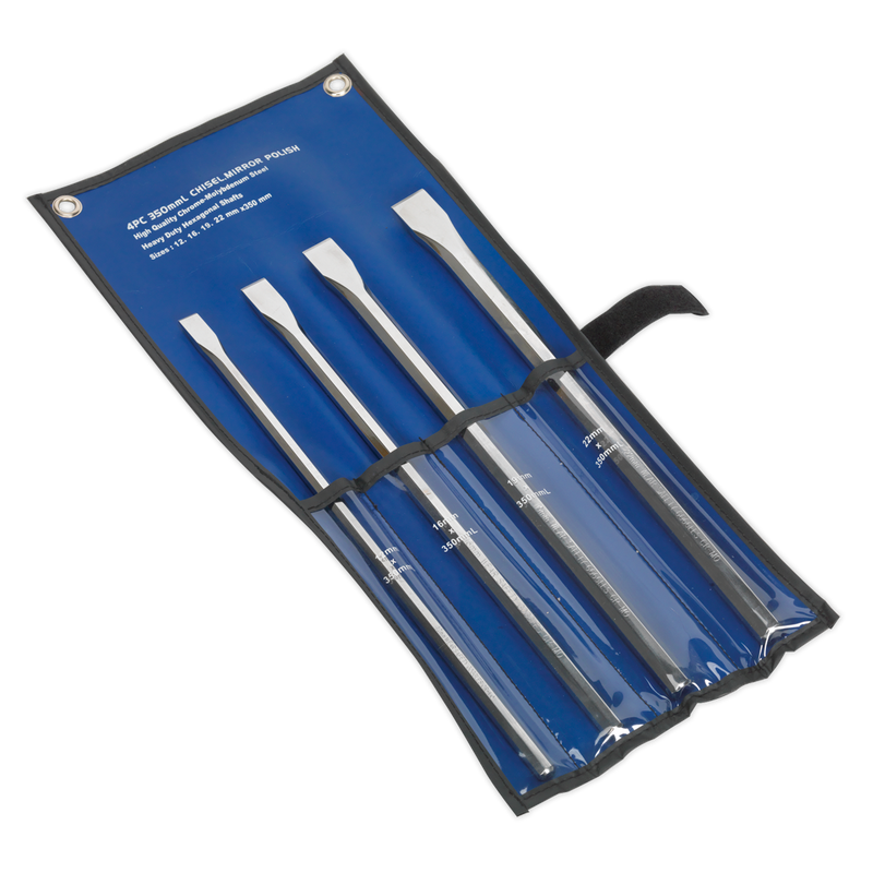 Sealey AK9148 Premier Extra-Long Chisel Set 4pc - additional view 2
