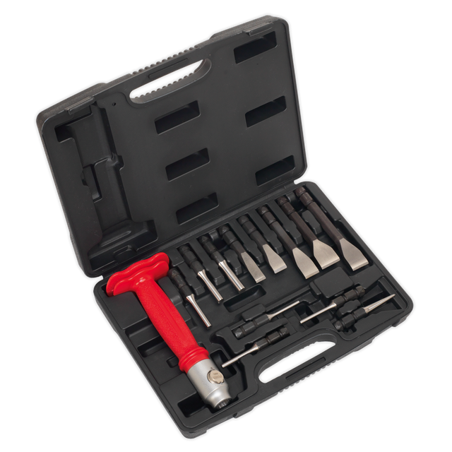 Sealey AK9215 Premier Interchangeable Punch & Chisel Set 13pc