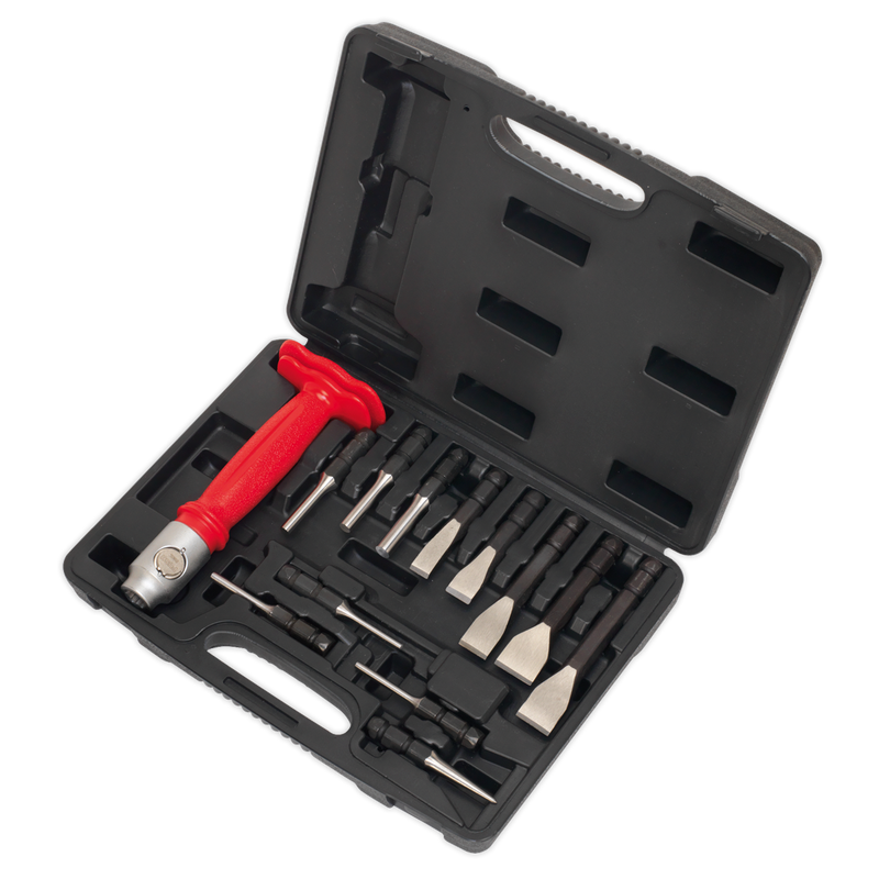Sealey AK9215 Premier Interchangeable Punch & Chisel Set 13pc - additional view 3