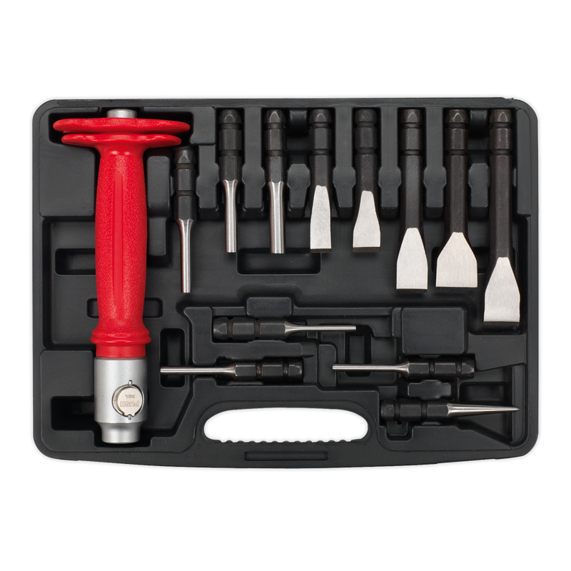 Sealey AK9215 Premier Interchangeable Punch & Chisel Set 13pc - additional view 4