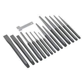 Sealey AK9216 Premier Punch & Chisel Set 16pc
