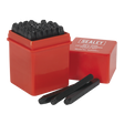 Sealey AK9296 Letter & Number Punch Set 4mm 36pc