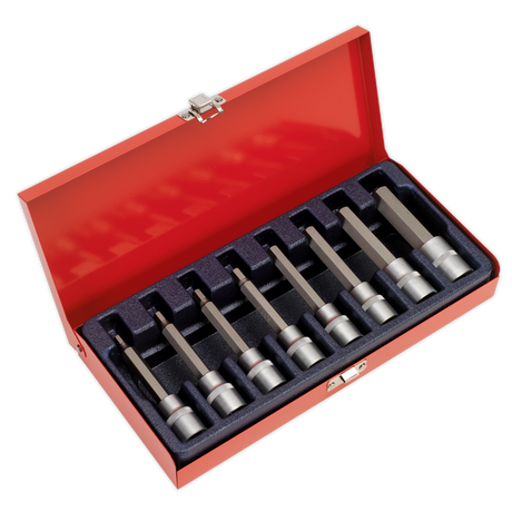 Sealey AK9310 Premier Hex Socket Bit Set 1/2"Sq Drive 8pc