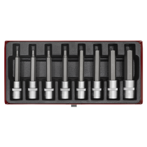 Sealey AK9310 Premier Hex Socket Bit Set 1/2"Sq Drive 8pc - additional view 2