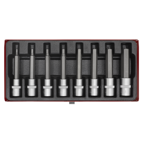 Sealey AK9310 Premier Hex Socket Bit Set 1/2"Sq Drive 8pc - additional view 2