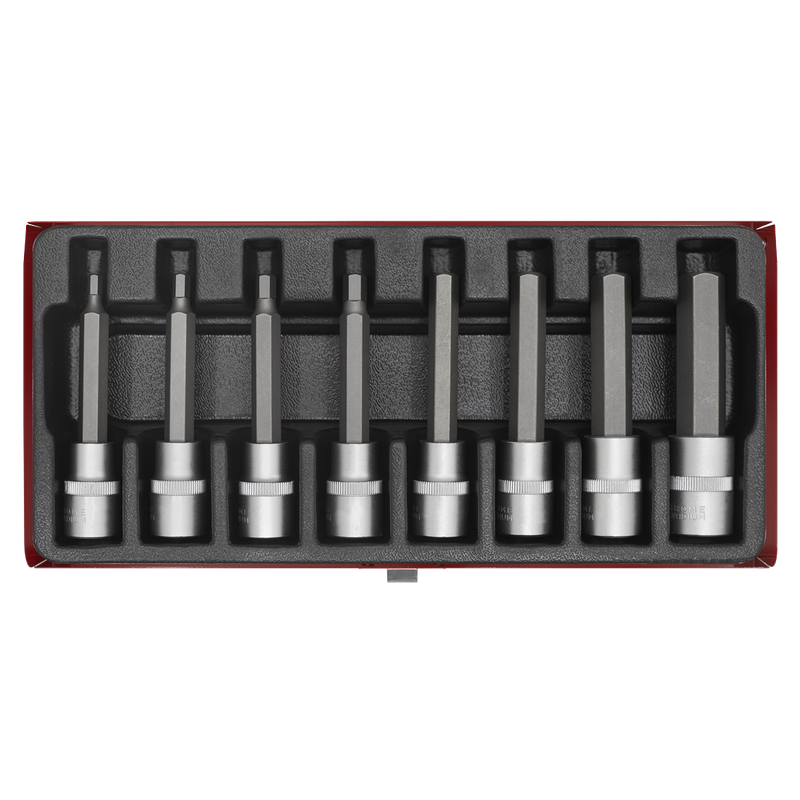 Sealey AK9310 Premier Hex Socket Bit Set 1/2"Sq Drive 8pc - additional view 2