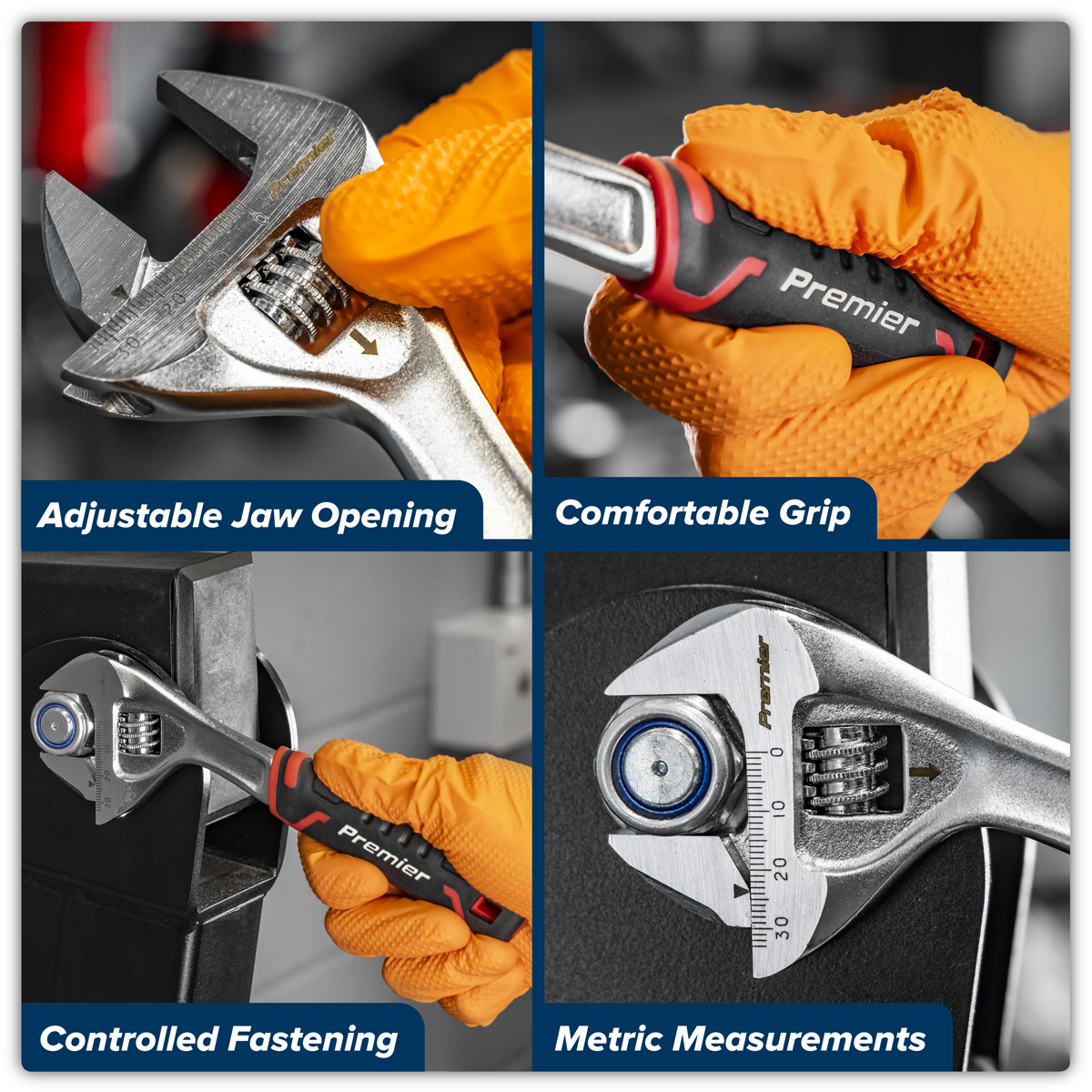 Sealey AK9570 Premier Quick-Action Adjustable Wrench 200mm - additional view 10