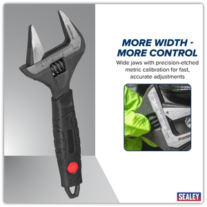 Sealey AK9573 Premier Adjustable Wide Jaw Wrench 150mm - additional view 7