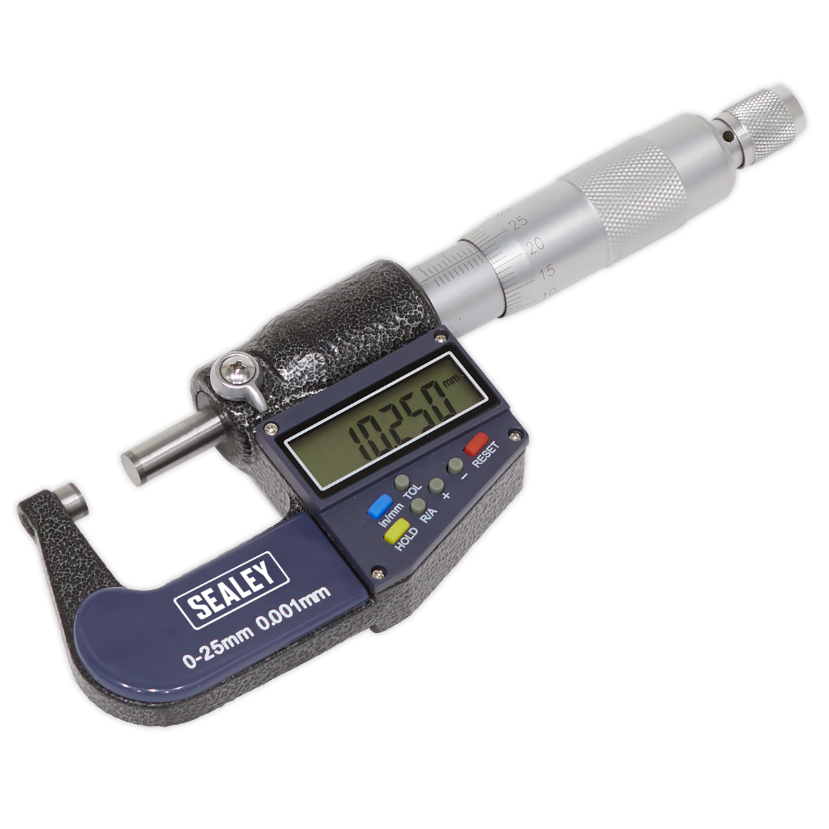 Sealey AK9635D Digital External Micrometer 0-25mm(0-1")