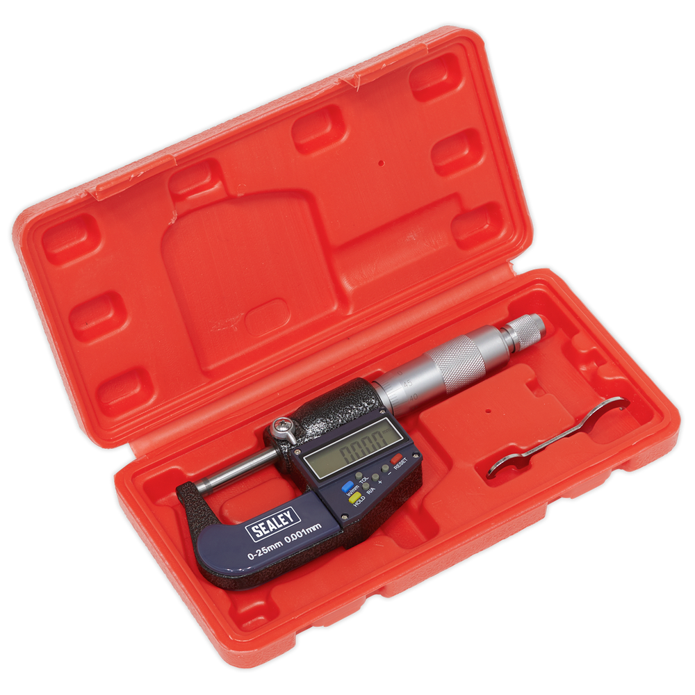 Sealey AK9635D Digital External Micrometer 0-25mm(0-1") - additional view 8