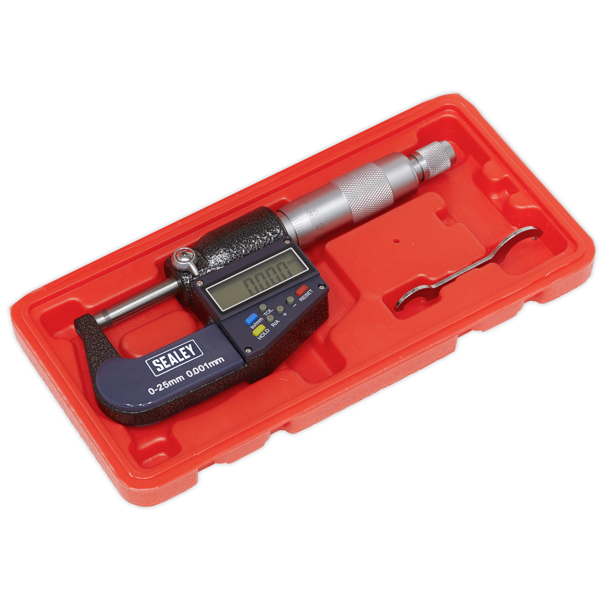 Sealey AK9635D Digital External Micrometer 0-25mm(0-1") - additional view 6