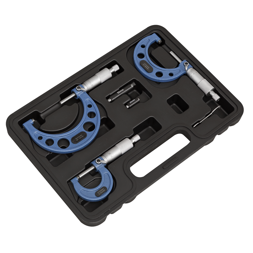 Sealey AK9651M External Micrometer Set 3pc - additional view 6