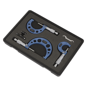 Sealey AK9651M External Micrometer Set 3pc - additional view 4