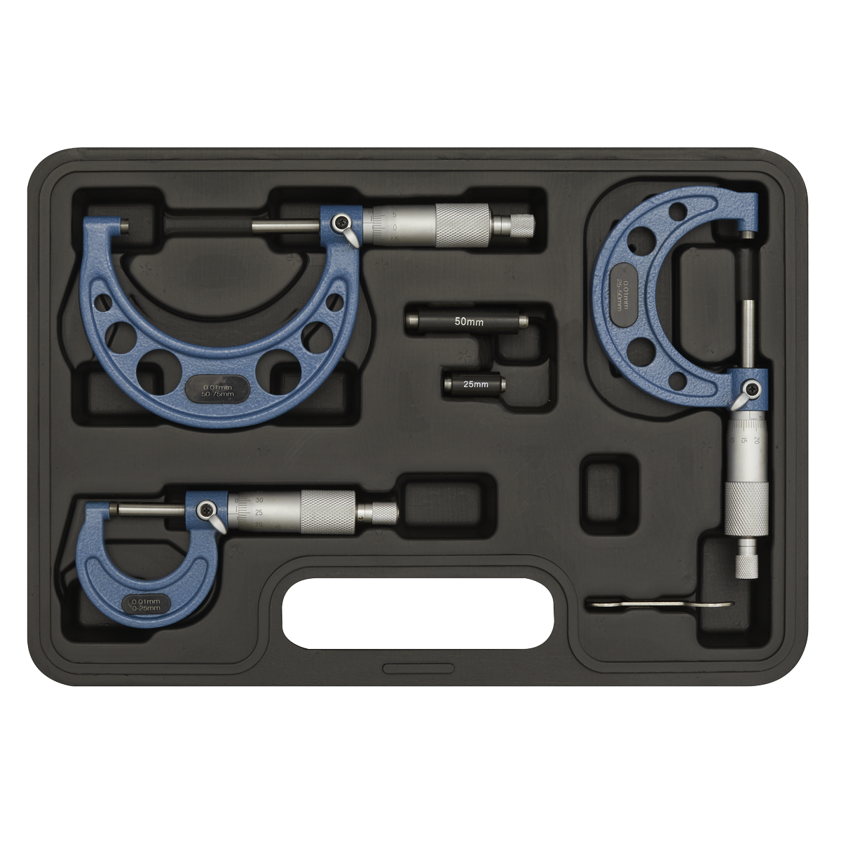 Sealey AK9651M External Micrometer Set 3pc - additional view 3