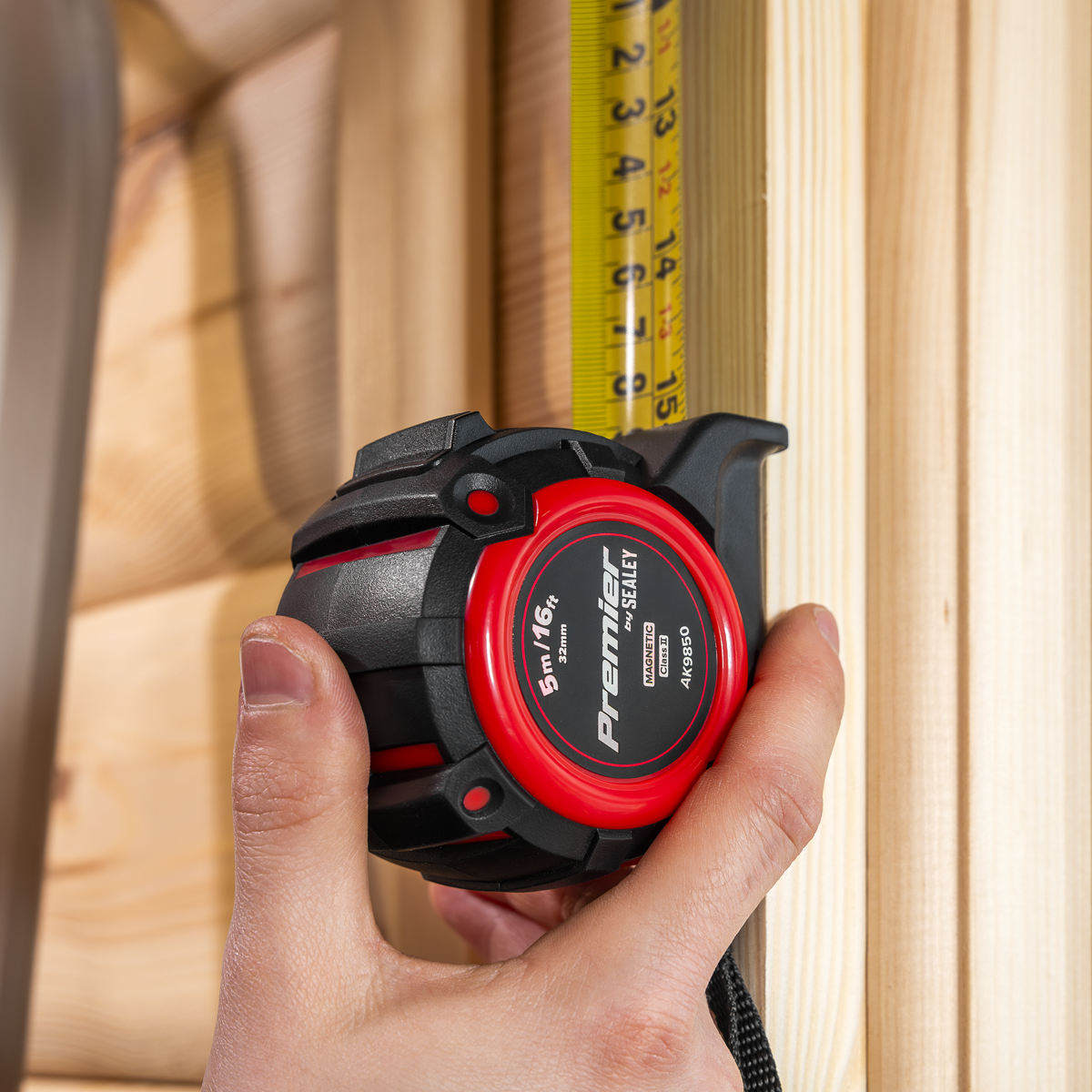 Sealey AK9850 Premier Metric/Imperial Tape Measure Extra-Wide Blade 5m(16ft) x 32mm - additional view 8