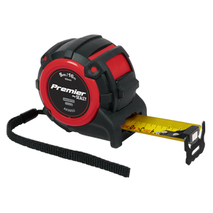 Sealey AK9850 Premier Metric/Imperial Tape Measure Extra-Wide Blade 5m(16ft) x 32mm