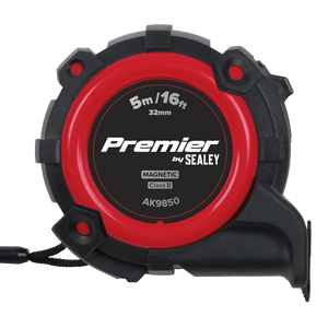 Sealey AK9850 Premier Metric/Imperial Tape Measure Extra-Wide Blade 5m(16ft) x 32mm - additional view 13