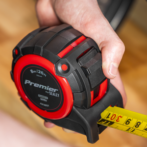 Sealey AK9851 Premier Metric/Imperial Tape Measure Extra-Wide Blade 8m(26ft) x 32mm - additional view 5