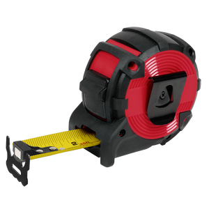 Sealey AK9851 Premier Metric/Imperial Tape Measure Extra-Wide Blade 8m(26ft) x 32mm - additional view 2