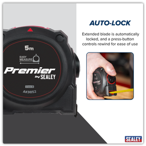 Sealey AK9852 Premier Window Tape Measure 5m x 19mm - additional view 11