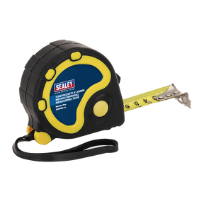 Sealey AK990 Metric/Imperial Rubber Tape Measure 7.5m(25ft) x 25mm
