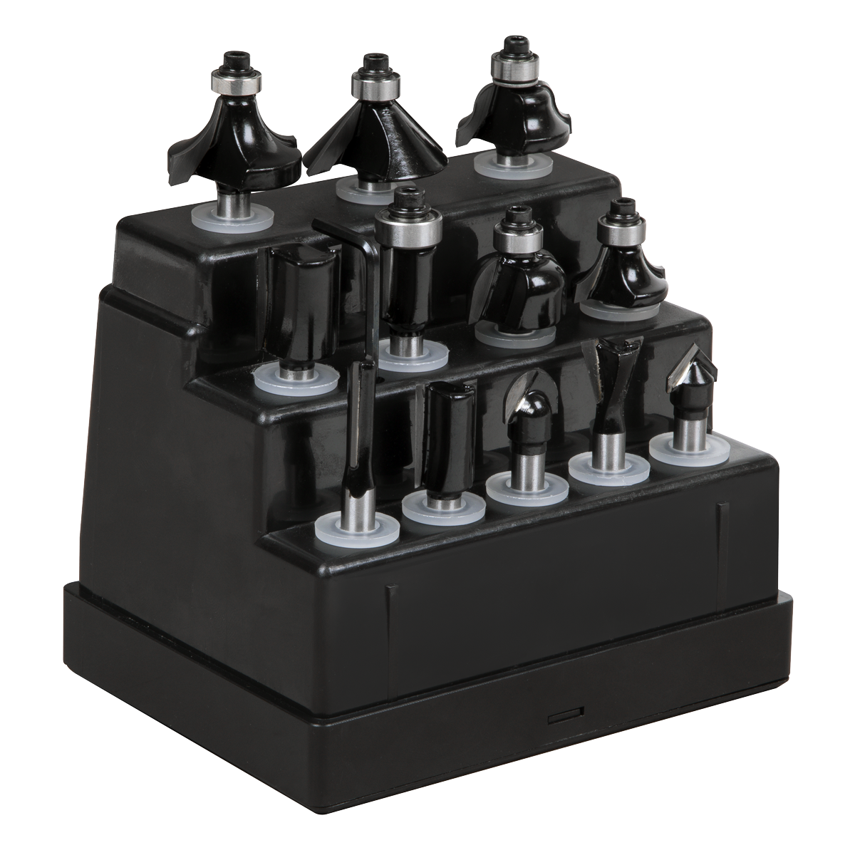 Sealey AK9912 Router Bit Set 1/4" Shank 12pc