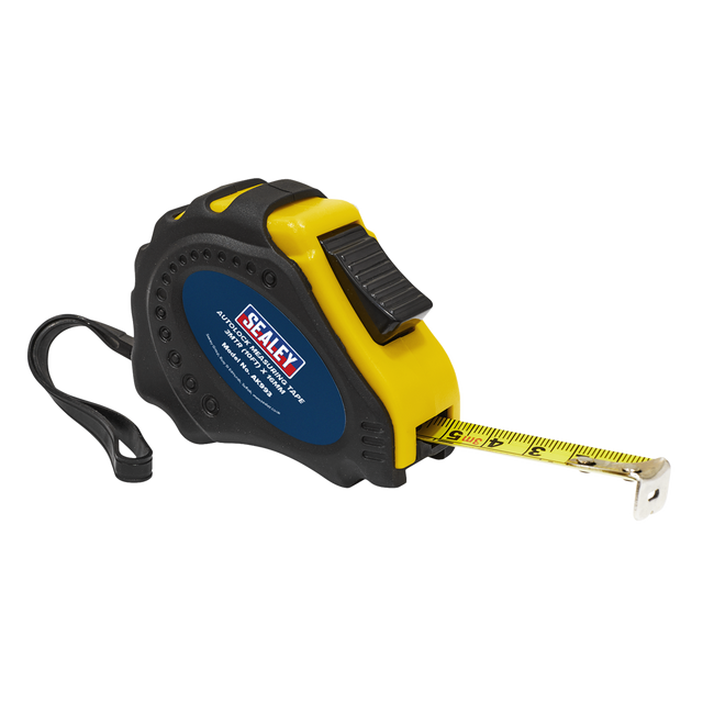 Sealey AK993 Metric/Imperial Auto Lock Tape Measure 3m(10ft) x 16mm