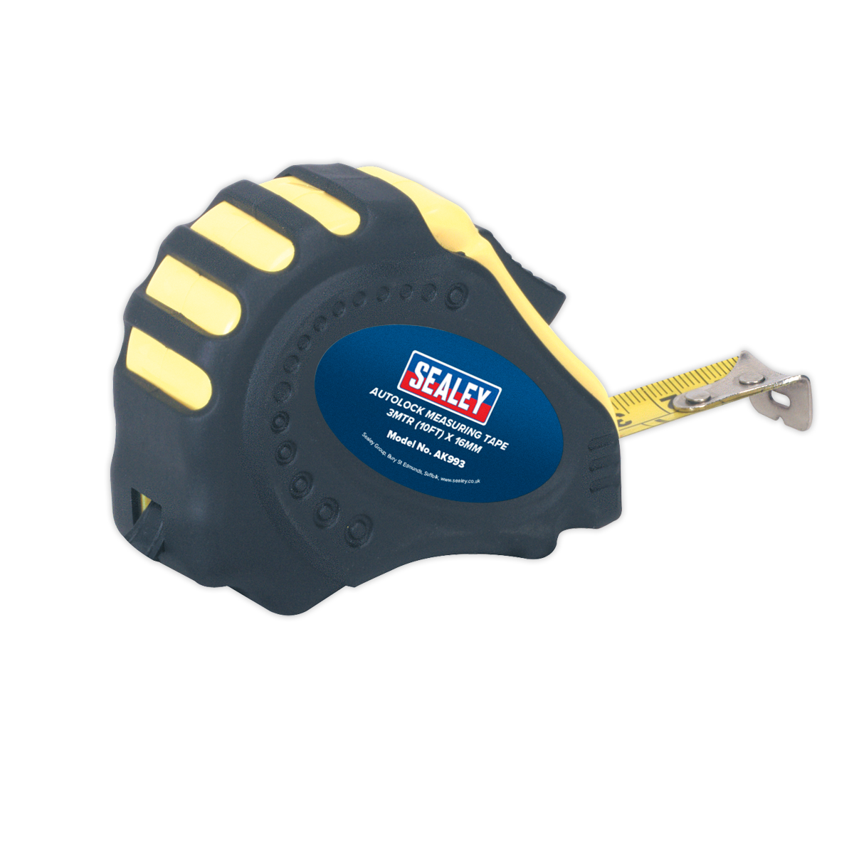 Sealey AK993 Metric/Imperial Auto Lock Tape Measure 3m(10ft) x 16mm - additional view 2