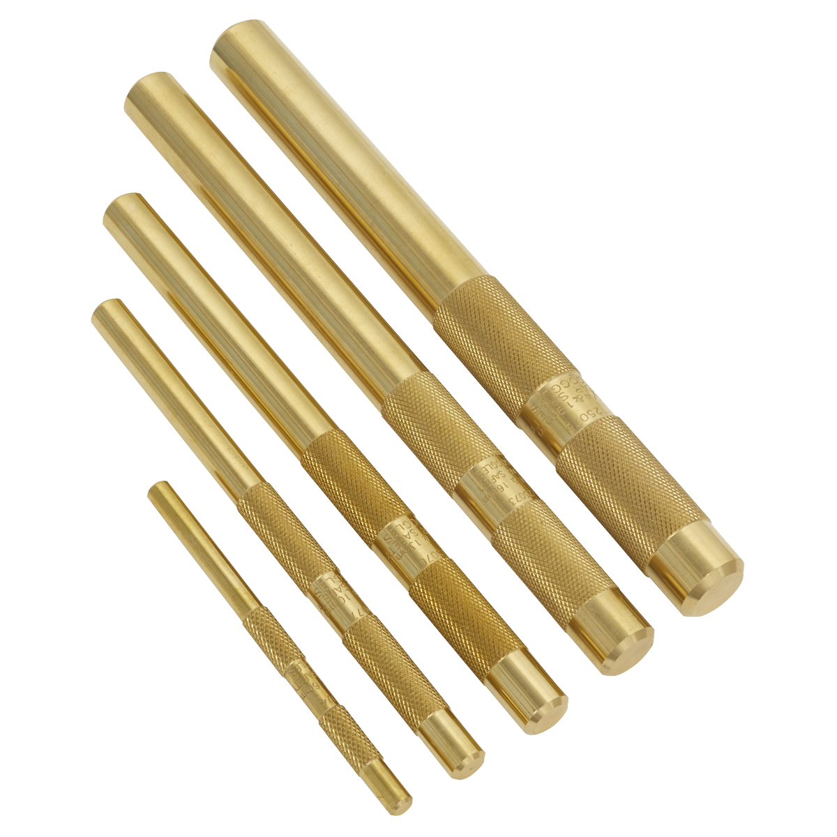 Sealey AKB05 Brass Punch Set 5pc - additional view 2