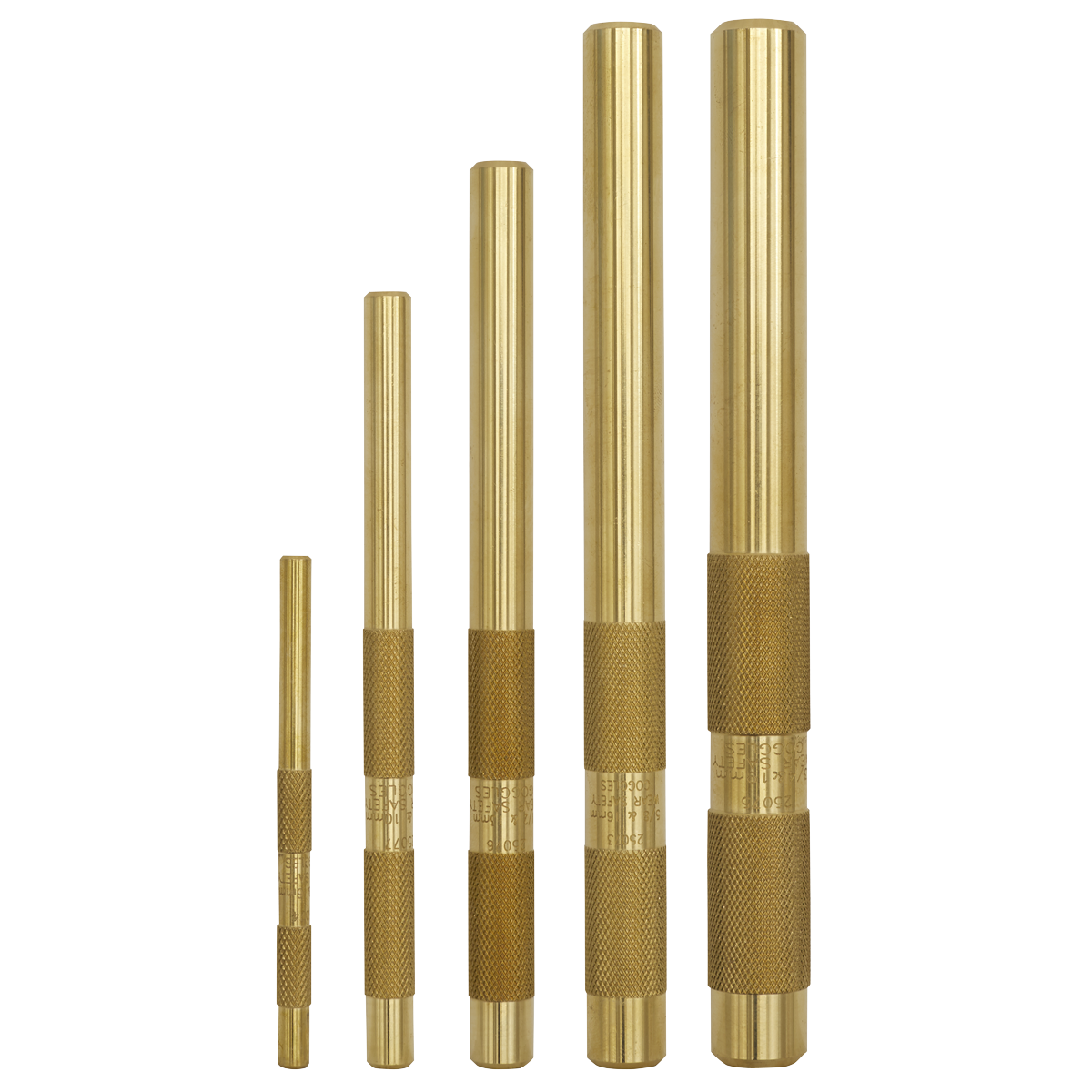 Sealey AKB05 Brass Punch Set 5pc - additional view 3