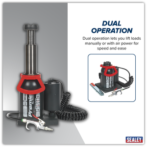 Sealey AM20 Premier Manual/Air Hydraulic Bottle Jack 20 Tonne - additional view 13