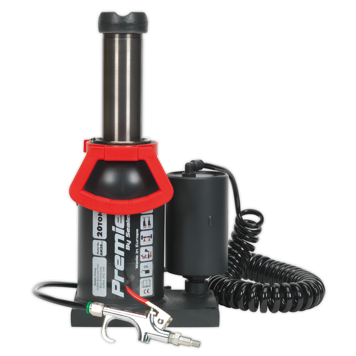 Sealey AM20 Premier Manual/Air Hydraulic Bottle Jack 20 Tonne - additional view 5