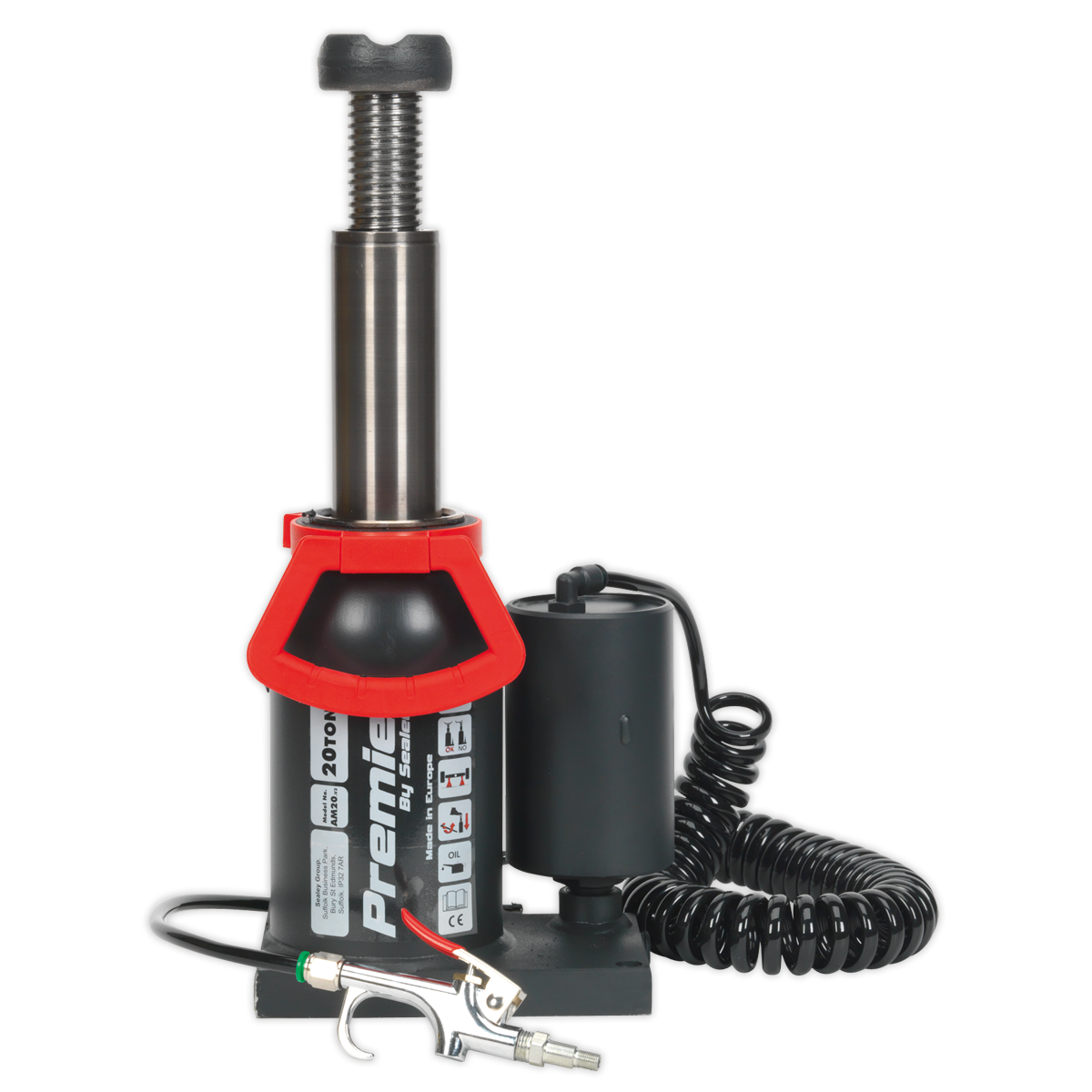 Sealey AM20 Premier Manual/Air Hydraulic Bottle Jack 20 Tonne - additional view 6