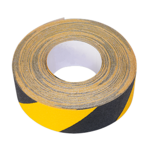 Sealey ANTBY18 Self-Adhesive Anti-Slip Tape 50mm x 18m - Black & Yellow - additional view 6