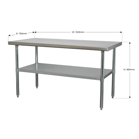 Sealey AP1560SS Stainless Steel Workbench 1.5m - additional view 2