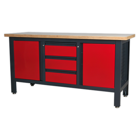 Sealey AP1905C Workbench with 3 Drawers & 2 Cupboards - additional view 2